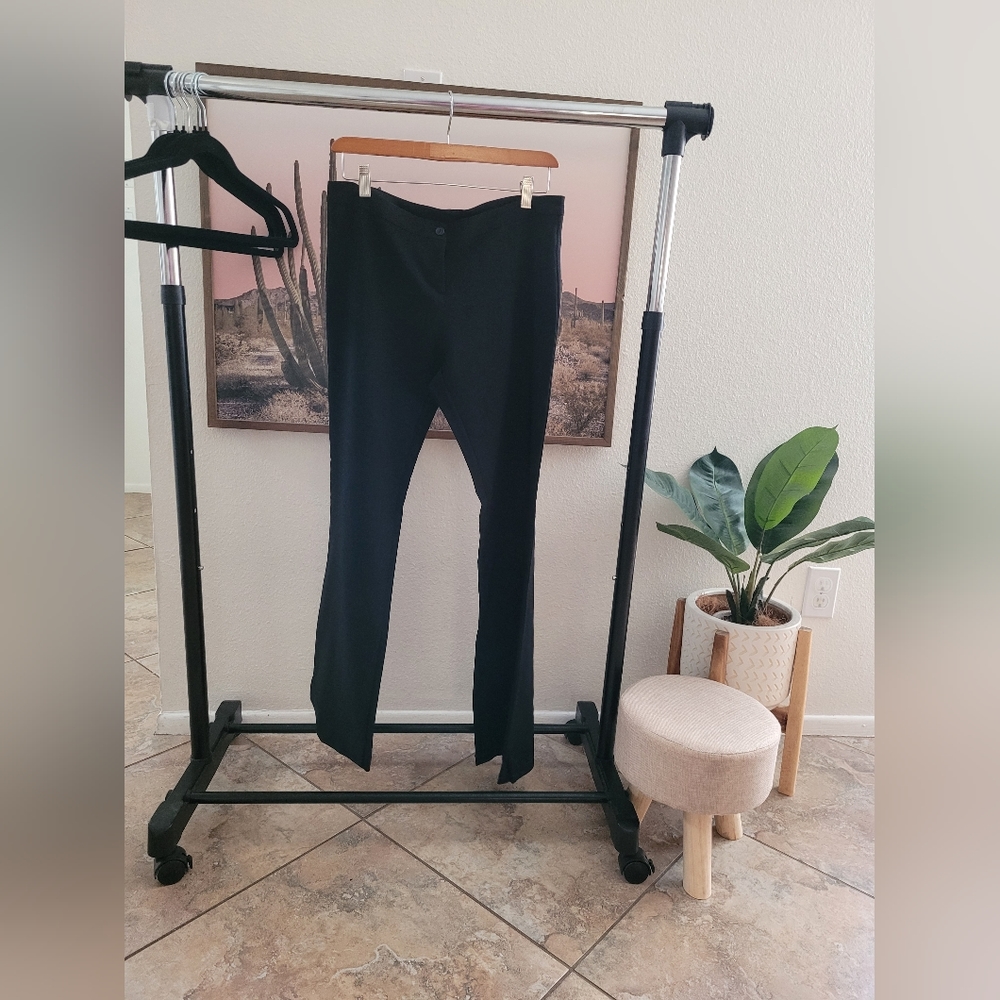 Black Bootcut Trousers